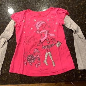 Pink fashion Tshirt with glittery detail